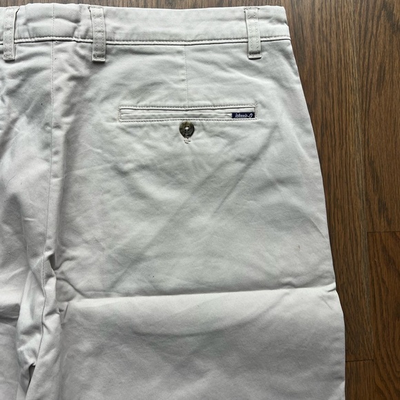 Johnnie-O off white neil stretch twill 9 inch shorts size 36 academia preppy E - Picture 4 of 9
